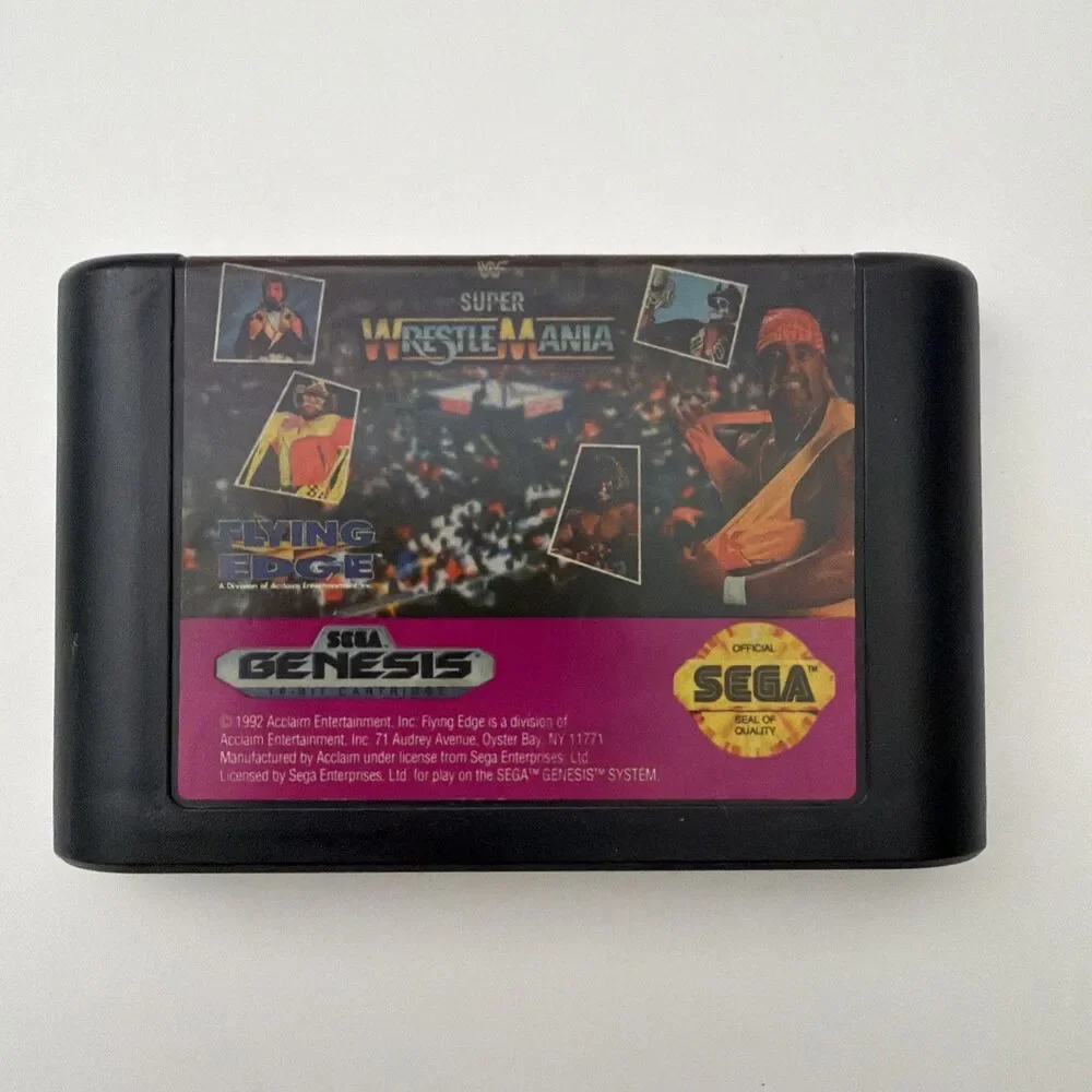 WWF Super WrestleMania (Sega Genesis, 1992) Cartridge Only - Tested